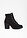 Botas con cordones y tacón ancho - Negro - bonprix