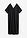 Vestido tipo caftán de lino puro - Negro - bonprix