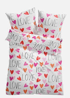 Ropa de cama con corazones