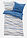 Ropa de cama reversible de linón - Azul a cuadros - bonprix