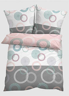 Ropa de cama con círculos