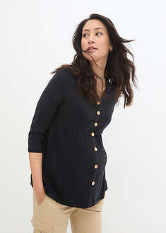 Top premamá/de lactancia 2 en 1 de algodón orgánico