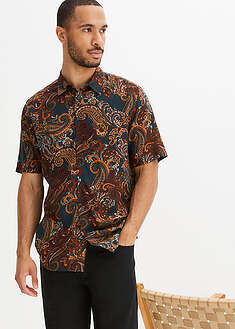 Camisa de manga corta de viscosa