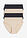 Braguitas sin marcas visibles de microfibra (4 unidades) - beige tiza+negro - bonprix