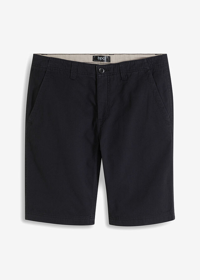 Bermudas tipo chino de algodón puro con corte recto