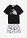 Pijama corto de algodón puro (2 piezas) - Blanco-negro - bonprix