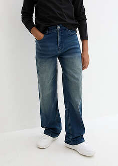 Vaqueros loose fit, con cintura ajustable, straight