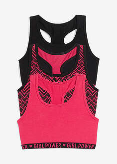 Bustier de algodón orgánico suave (3 unidades)