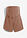 Pantalón corto premamá de muselina de algodón puro - arcilla - bonprix