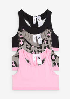 Bustier con algodón orgánico suave (3 unidades)