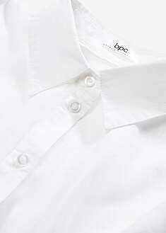 Camisa oversize de algodón con mangas 3/4