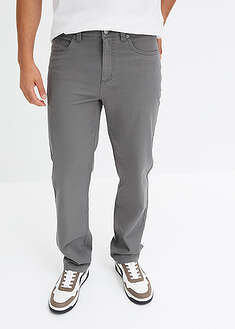 Pantalón elástico, classic fit, straight