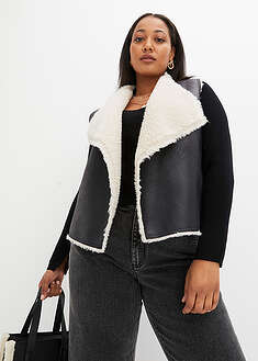 Chaleco de borrego sintético