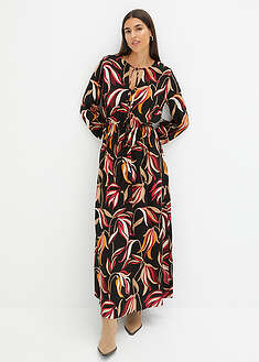 Vestido largo estampado