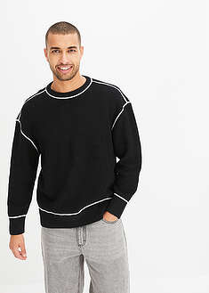 Jersey con algodón reciclado, loose fit