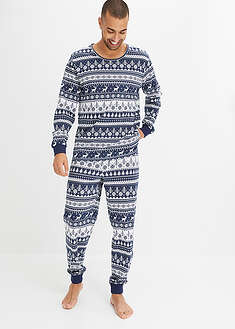 Pijama de algodón orgánico con mangas largas