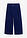 Pantalón ancho de pana elástica con cintura cómoda high waist, largo 7/8 - Azul oxford - bonprix
