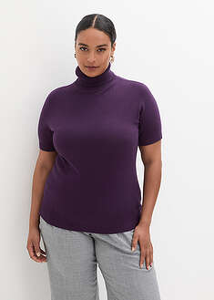 Jersey de cuello alto y manga corta