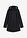Chaqueta larga funcional impermeable de softshell, forro polar suave - Negro - bonprix