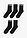 Calcetines - estampado cebra negro+gris acero - bonprix