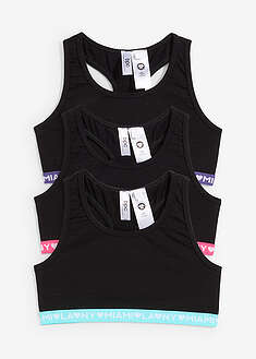 Bustier con algodón orgánico suave (3 unidades)