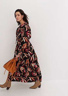 Vestido largo estampado