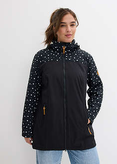 Parka funcional de softshell con forro polar suave