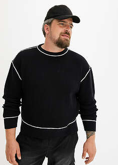 Jersey con algodón reciclado, loose fit