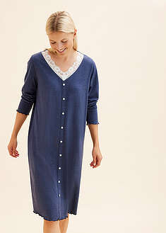 Camisón largo con botones