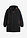 Parka acolchada con capucha y detalles de piel sintética - Negro - bonprix