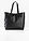 Bolso shopper de cuero de tamaño XXL - Negro - bonprix