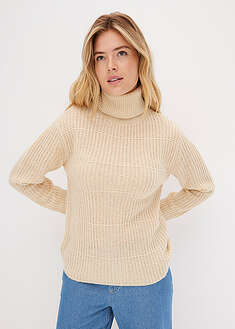 Jersey de punto con cuello vuelto
