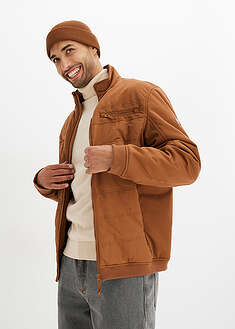 Chaqueta softshell acolchada con forma de cazadora