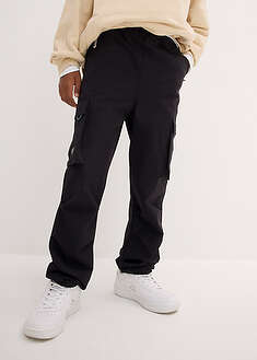 Pantalones cargo elásticos de softshell con ajuste de ancho, repelentes al agua