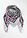 Bufanda - estampado leo gris/negro - bonprix