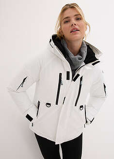 Chaqueta impermeable de esquí con protector antinieve