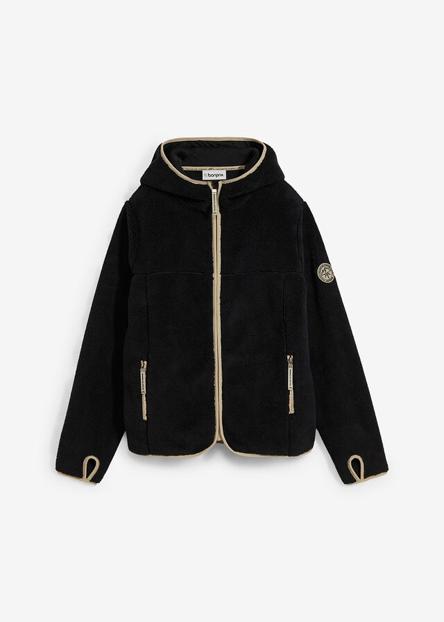Chaqueta polar con capucha