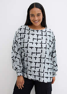 Blusa tipo túnica con mangas de murciélago