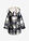 Chaqueta premamá de lana con forro de peluche/chaqueta de porteo - Azul oscuro-gris de cuadros - bonprix