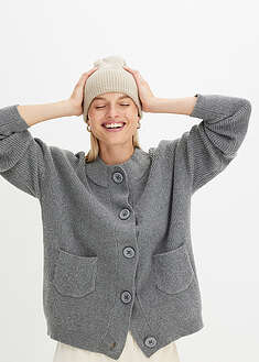 Chaqueta holgada de punto