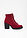Botas con cordones y tacón ancho - Rojo oscuro - bonprix