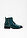 Botines con aspecto de charol - Verde oscuro - bonprix