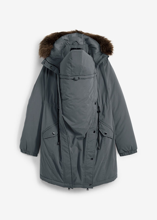 Parka premamá 3 en 1 con inserto de porteo
