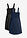 Vestidos premamá de algodón orgánico (2 unidades) - Azul marino-negro - bonprix