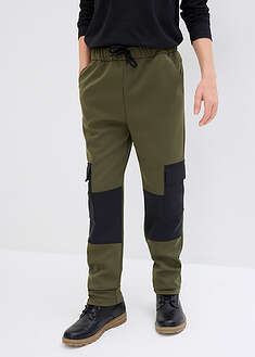 Pantalón cargo de softshell, con ancho ajustable