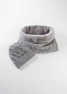 Braga de cuello y gorro (conjunto de 2 piezas)