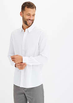 Camisa formal con elástico y corte regular