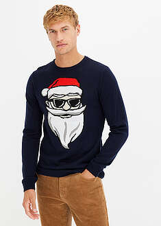 Jersey con estampado navideño