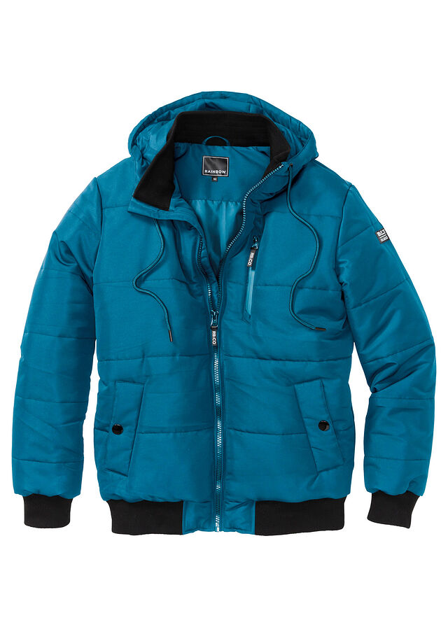 Chaqueta acolchada de invierno tipo cazadora con capucha