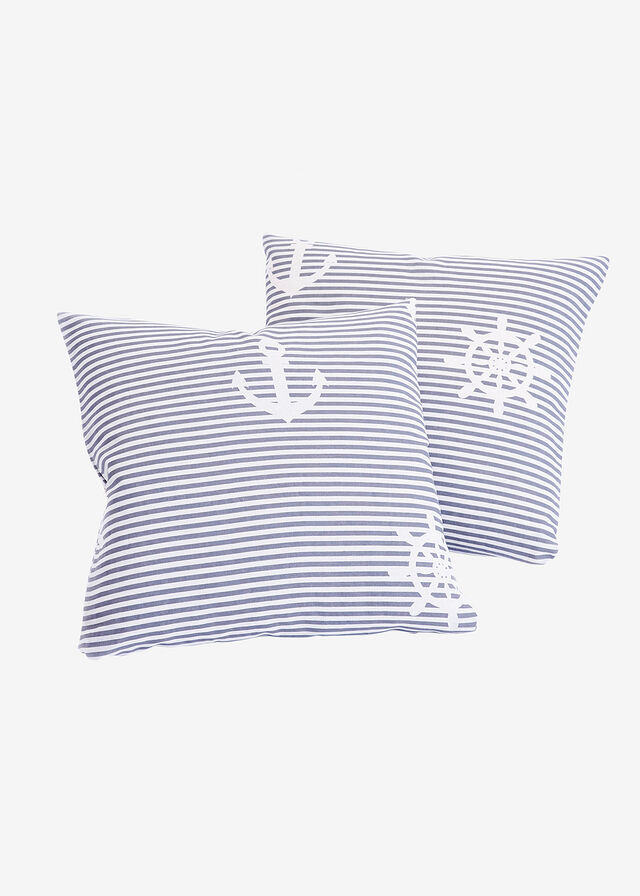 Funda de cojín con diseño marinero (2 unidades)